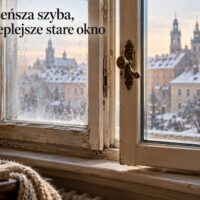 Modernizacja szklenia starego drewnianego okna szybą próżniową